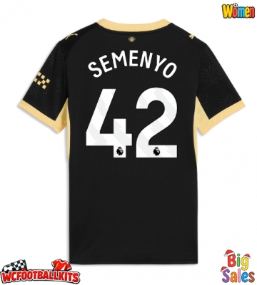 Manchester City Antoine Semenyo #42 Replica Away Stadium Shirt for Women 2026-27 Short Sleeve
